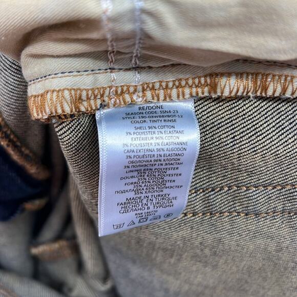 Re/Done Women's Midrise Baby Boot Jeans - Tinty Rinse - 29 - NWT - Picture 5 of 8